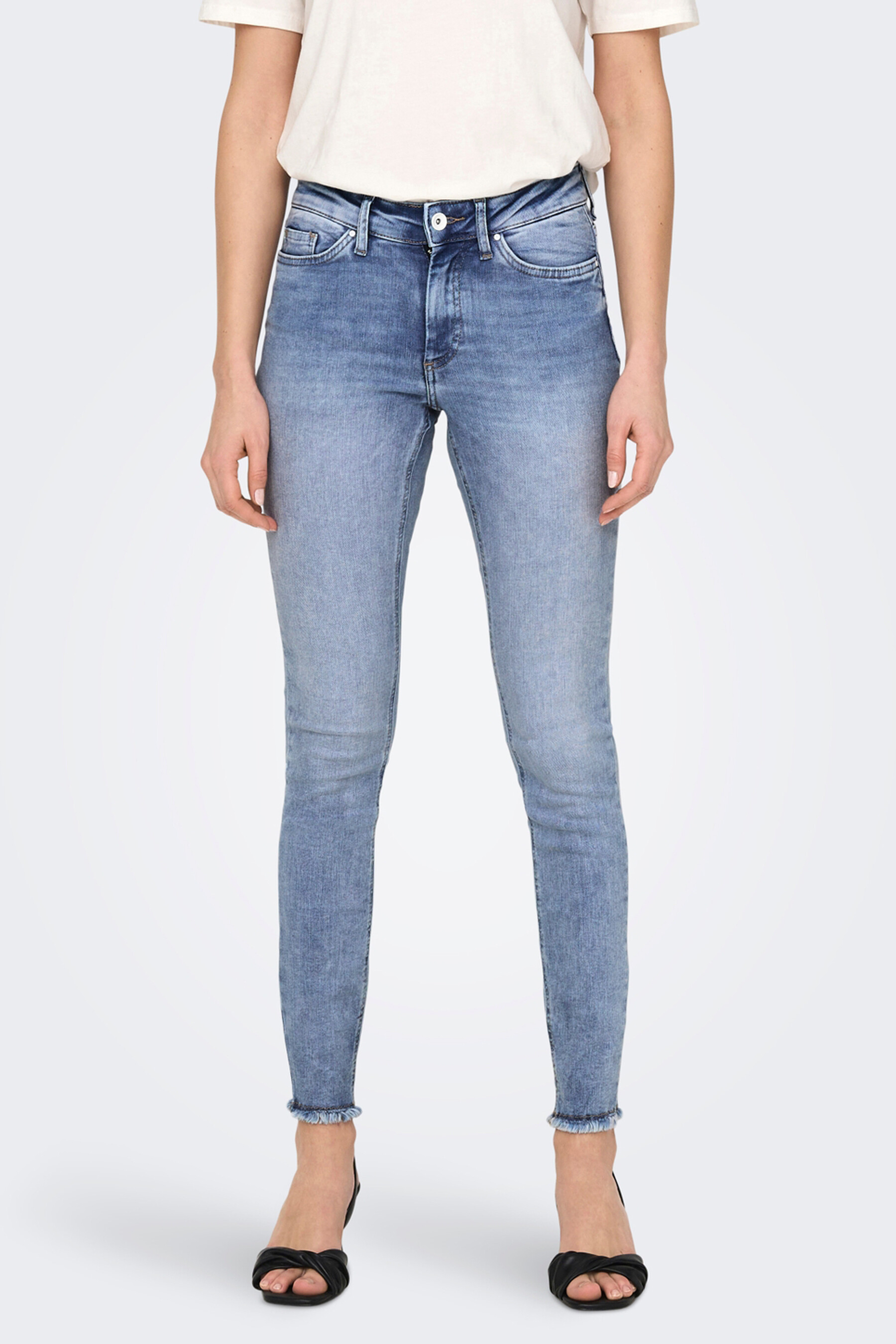 Jeans Skinny Mid Blue Denim - ONLY® - 15263454_REA694 MED BLUE | ZEB